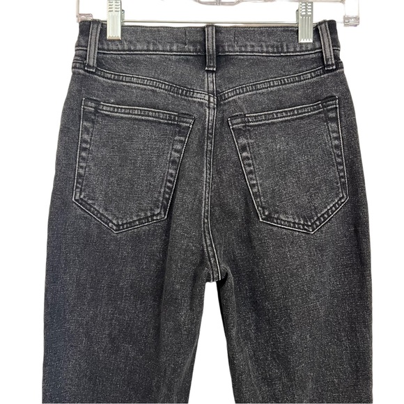 Abercrombie The 90’s Slim Straight Ultra High Rise Black Jeans 00S - Picture 3 of 6